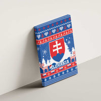 Slovakia Christmas Canvas Wall Art Vesele Vianoce - Coat Of Arms - Wonder Print Shop