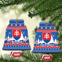 Slovakia Christmas Ceramic Ornament Vesele Vianoce - Coat Of Arms - Wonder Print Shop