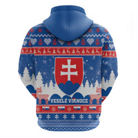 Slovakia Christmas Hoodie Vesele Vianoce - Coat Of Arms - Wonder Print Shop