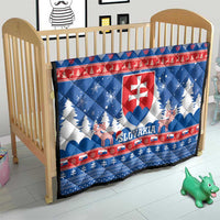Slovakia Christmas Quilt Vesele Vianoce - Coat Of Arms - Wonder Print Shop