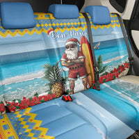 Aruba Christmas Back Car Seat Cover Surfing Santa Bon Pasco - Wonder Print Shop