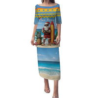 Aruba Christmas Puletasi Surfing Santa Bon Pasco - Wonder Print Shop
