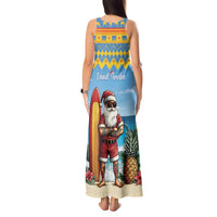 Aruba Christmas Tank Maxi Dress Surfing Santa Bon Pasco - Wonder Print Shop