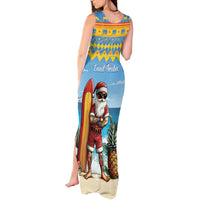 Aruba Christmas Tank Maxi Dress Surfing Santa Bon Pasco - Wonder Print Shop