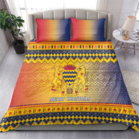 Chad Christmas Bedding Set Coat Of Arms Merry Christmas - Wonder Print Shop