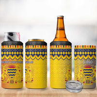 Chad Christmas 4 in 1 Can Cooler Tumbler Coat Of Arms Merry Christmas - Wonder Print Shop