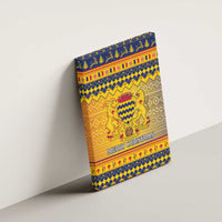 Chad Christmas Canvas Wall Art Coat Of Arms Merry Christmas - Wonder Print Shop