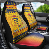 Chad Christmas Car Seat Cover Coat Of Arms Merry Christmas - Wonder Print Shop