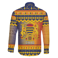 Chad Christmas Family Matching Off Shoulder Maxi Dress and Hawaiian Shirt Coat Of Arms Merry Christmas - Wonder Print Shop