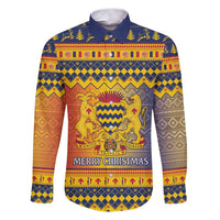 Chad Christmas Family Matching Puletasi and Hawaiian Shirt Coat Of Arms Merry Christmas - Wonder Print Shop