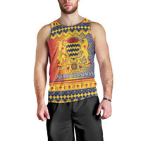 Chad Christmas Men Tank Top Coat Of Arms Merry Christmas - Wonder Print Shop