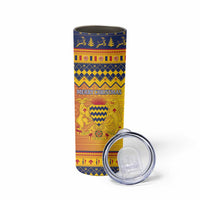 Chad Christmas Skinny Tumbler Coat Of Arms Merry Christmas - Wonder Print Shop