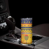 Chad Christmas Skinny Tumbler Coat Of Arms Merry Christmas - Wonder Print Shop