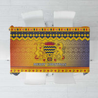 Chad Christmas Tablecloth Coat Of Arms Merry Christmas - Wonder Print Shop