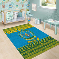 Rwanda Christmas Area Rug Coat Of Arms Noheli Nziza - Wonder Print Shop
