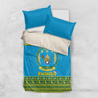 Rwanda Christmas Bedding Set Coat Of Arms Noheli Nziza - Wonder Print Shop