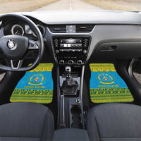 Rwanda Christmas Car Mats Coat Of Arms Noheli Nziza - Wonder Print Shop