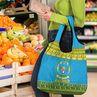 Rwanda Christmas Grocery Bag Coat Of Arms Noheli Nziza