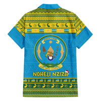Rwanda Christmas Hawaiian Shirt Coat Of Arms Noheli Nziza - Wonder Print Shop