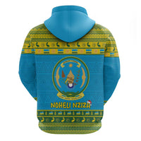 Rwanda Christmas Hoodie Coat Of Arms Noheli Nziza - Wonder Print Shop