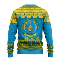 Rwanda Christmas Ugly Christmas Sweater Coat Of Arms Noheli Nziza - Wonder Print Shop