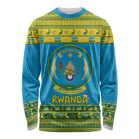 Rwanda Christmas Long Sleeve Shirt Coat Of Arms Noheli Nziza - Wonder Print Shop