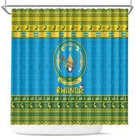Rwanda Christmas Shower Curtain Coat Of Arms Noheli Nziza