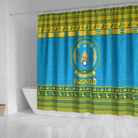 Rwanda Christmas Shower Curtain Coat Of Arms Noheli Nziza