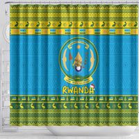 Rwanda Christmas Shower Curtain Coat Of Arms Noheli Nziza