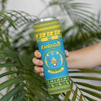 Rwanda Christmas Skinny Tumbler Coat Of Arms Noheli Nziza - Wonder Print Shop
