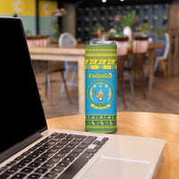 Rwanda Christmas Skinny Tumbler Coat Of Arms Noheli Nziza - Wonder Print Shop