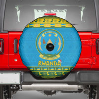 Rwanda Christmas Spare Tire Cover Coat Of Arms Noheli Nziza - Wonder Print Shop