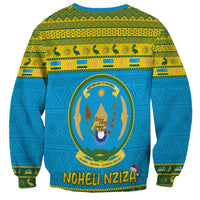 Rwanda Christmas Sweatshirt Coat Of Arms Noheli Nziza - Wonder Print Shop