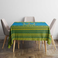 Rwanda Christmas Tablecloth Coat Of Arms Noheli Nziza - Wonder Print Shop