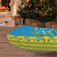 Rwanda Christmas Tree Skirt Coat Of Arms Noheli Nziza - Wonder Print Shop