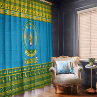 Rwanda Christmas Window Curtain Coat Of Arms Noheli Nziza - Wonder Print Shop