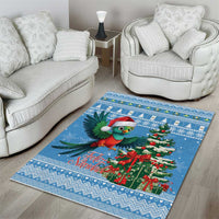 Guatemala Christmas Area Rug Quetzal Feliz Navidad - Wonder Print Shop