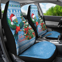 Guatemala Christmas Car Seat Cover Quetzal Feliz Navidad - Wonder Print Shop