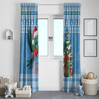 Guatemala Christmas Window Curtain Quetzal Feliz Navidad - Wonder Print Shop