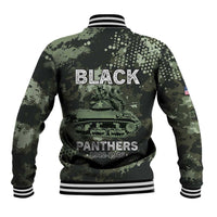 761st Tank Battalion Black Panthers Baseball Jacket WWII Military Camouflage - Wonder Print Shop