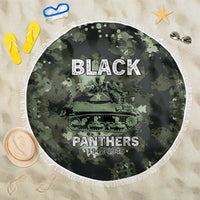 761st Tank Battalion Black Panthers Beach Blanket WWII Military Camouflage - Wonder Print Shop