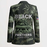 761st Tank Battalion Black Panthers Blazer WWII Military Camouflage - Wonder Print Shop