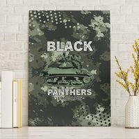 761st Tank Battalion Black Panthers Canvas Wall Art WWII Military Camouflage - Wonder Print Shop