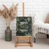 761st Tank Battalion Black Panthers Canvas Wall Art WWII Military Camouflage - Wonder Print Shop