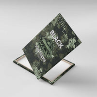 761st Tank Battalion Black Panthers Canvas Wall Art WWII Military Camouflage - Wonder Print Shop