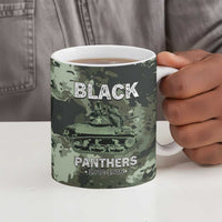 761st Tank Battalion Black Panthers Ceramic Mug WWII Military Camouflage - Wonder Print Shop