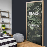 761st Tank Battalion Black Panthers Door Cover WWII Military Camouflage - Wonder Print Shop