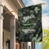 761st Tank Battalion Black Panthers Garden Flag WWII Military Camouflage - Wonder Print Shop