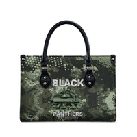 761st Tank Battalion Black Panthers Leather Bag WWII Military Camouflage - Wonder Print Shop