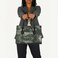 761st Tank Battalion Black Panthers Leather Bag WWII Military Camouflage - Wonder Print Shop